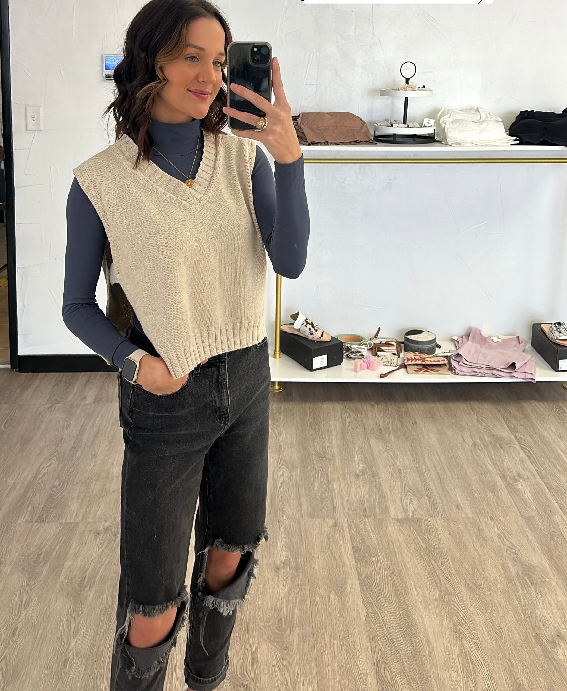 Oatmeal Vest