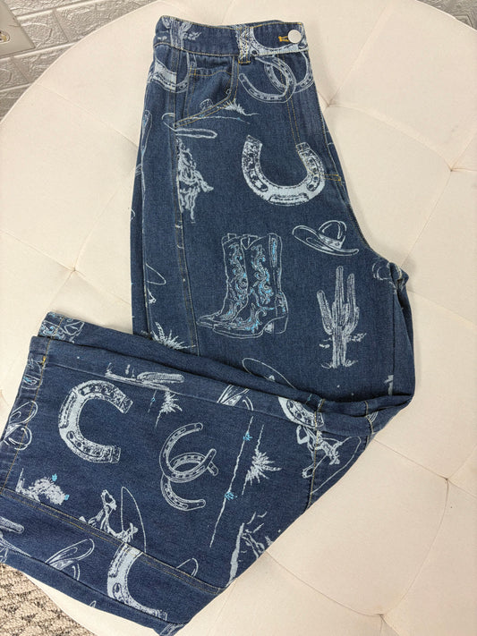 The Western Barrel Jean