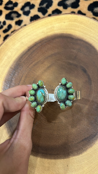 Sterling Silver Kingman Turquoise Cuff