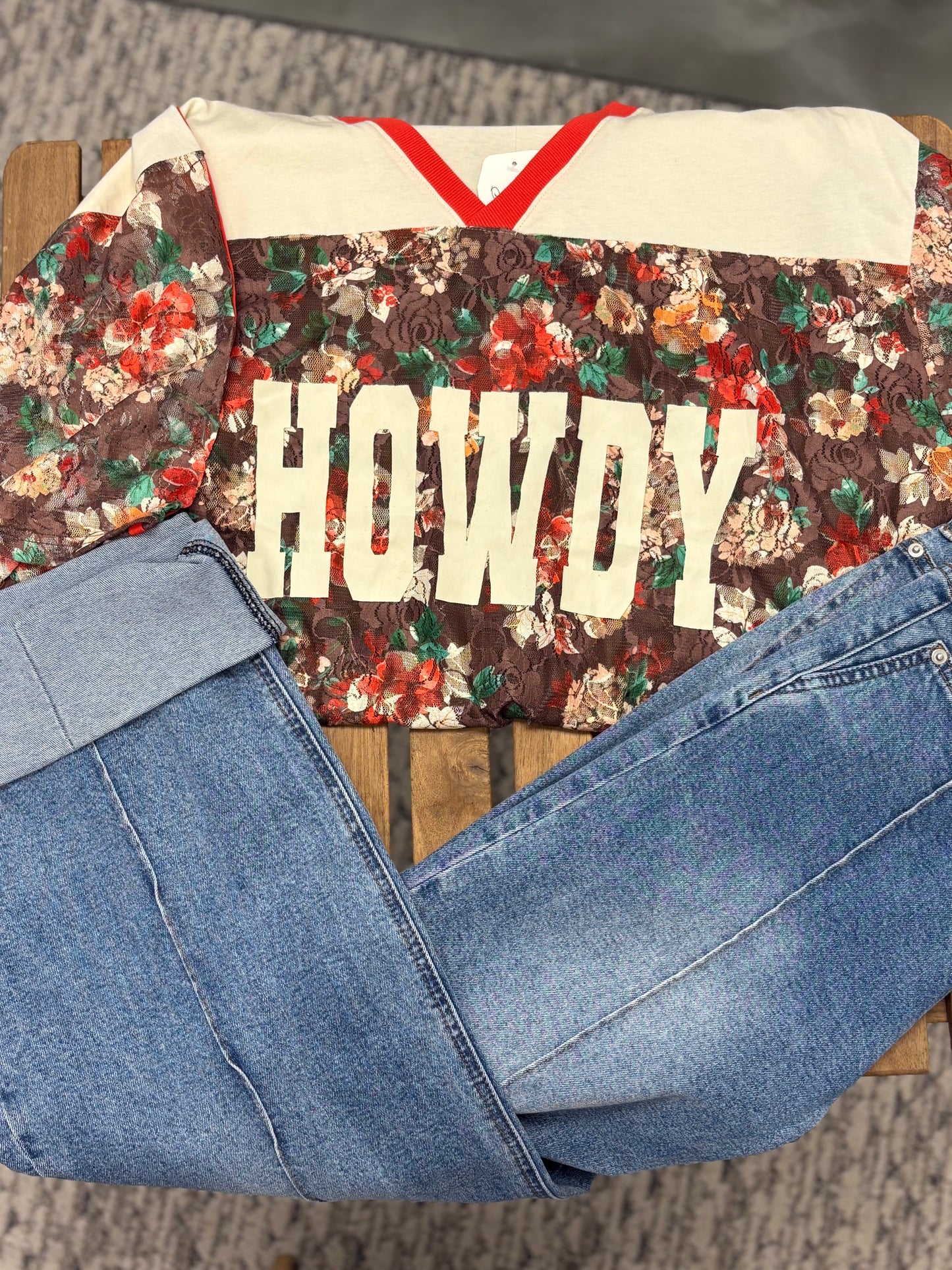 The Floral Howdy Tee