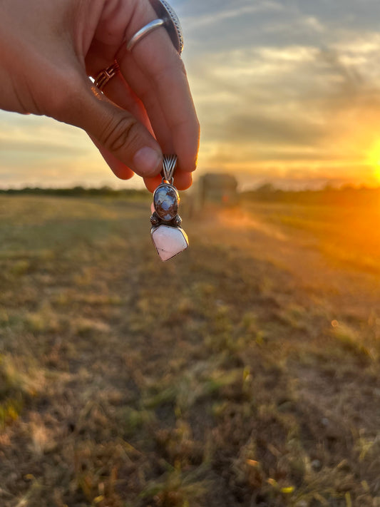 White Buffalo Golden Hills Pendant