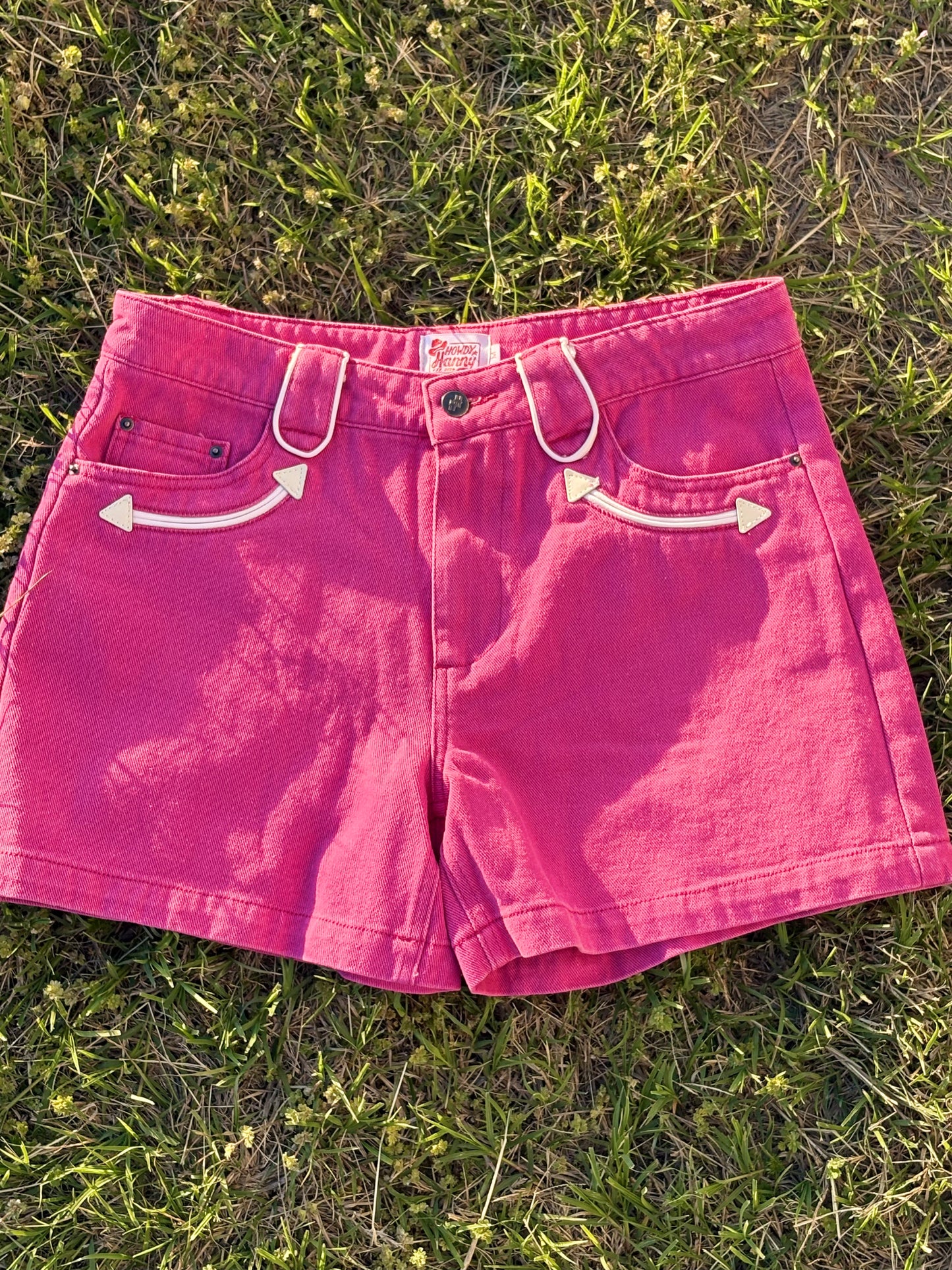 Pink Smiley Shorts
