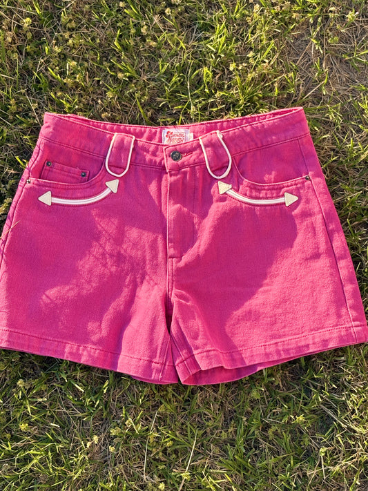 Pink Smiley Shorts