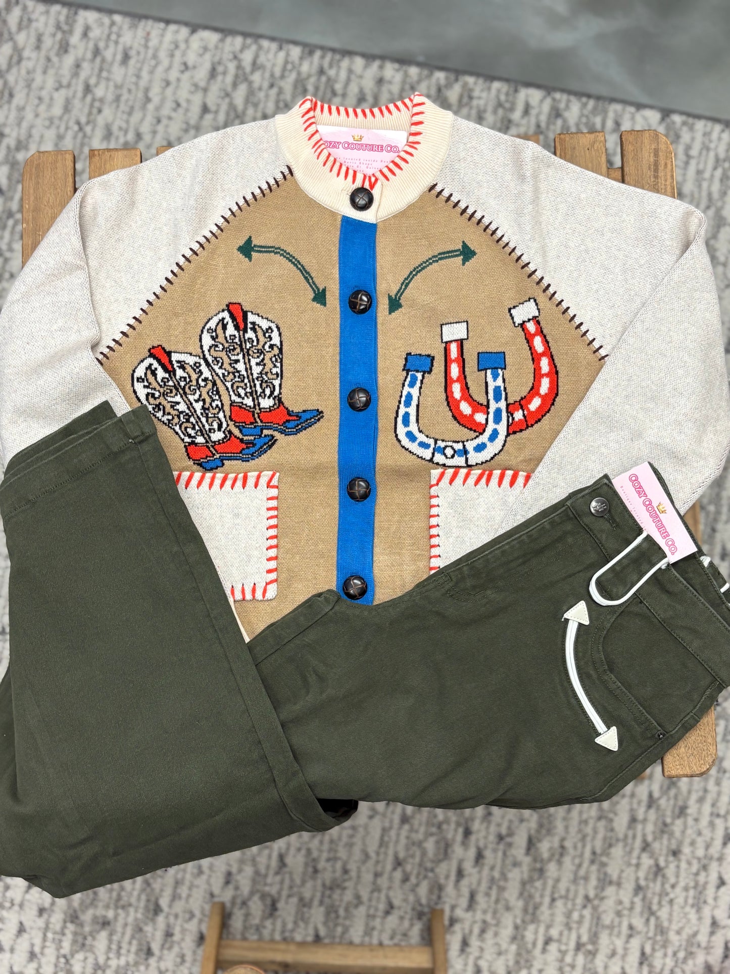 The Western Embroidered Cardigan