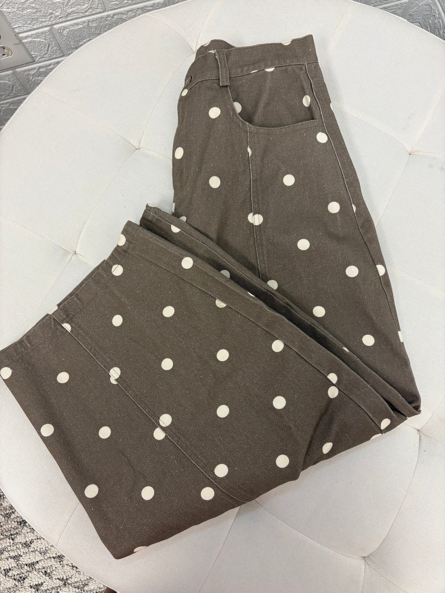 The Polka Barrel Jeans