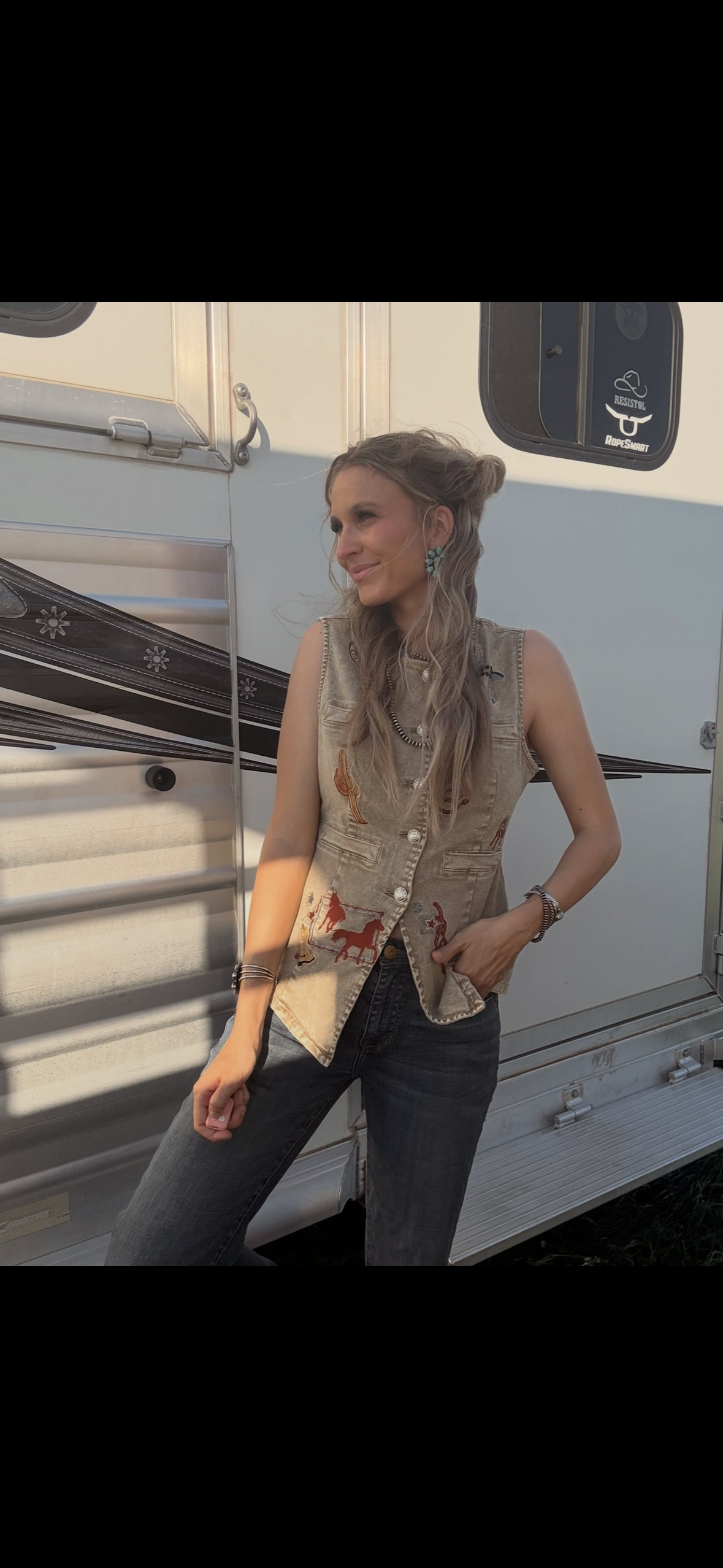 The Embroidered vest