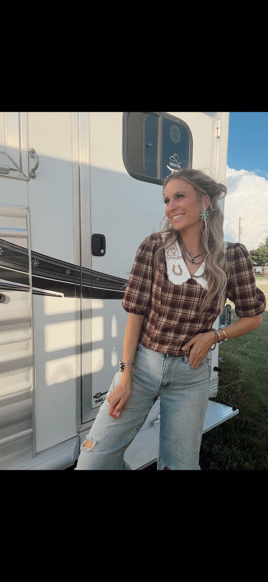 The Western Embroidered Top