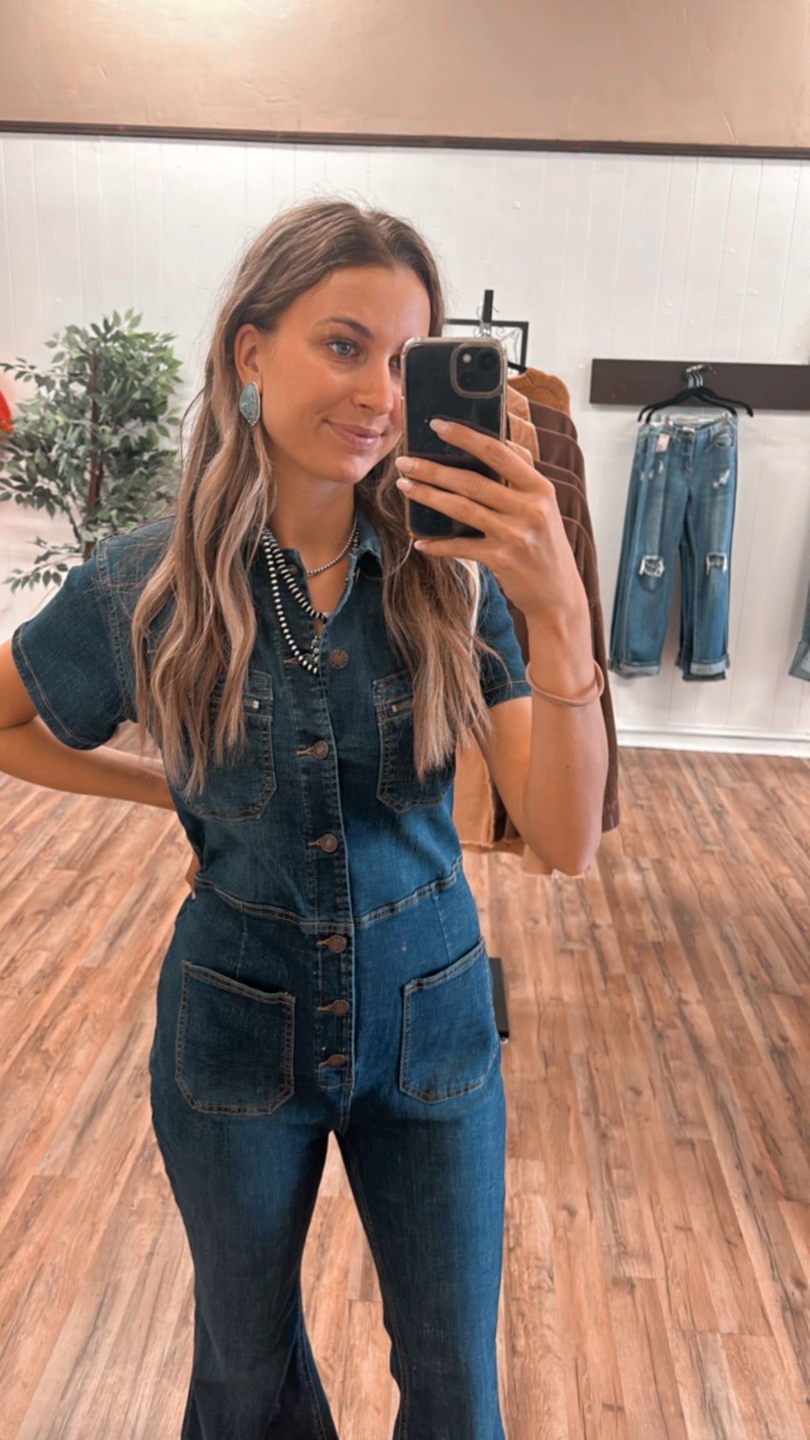 Dark Denim Jumpsuit