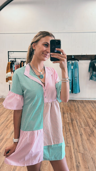 Color Block Dress