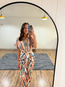 The Teal Combo Dress