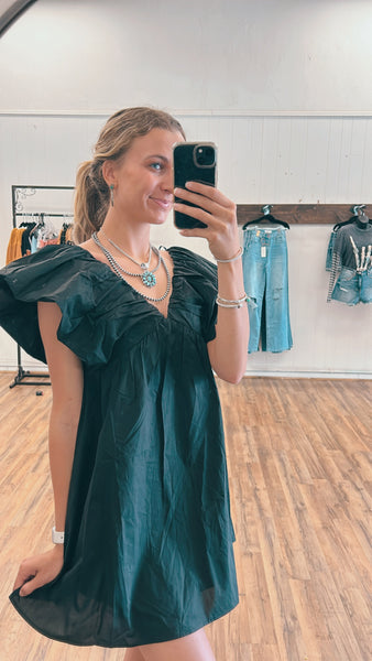 Puff Sleeve Babydoll Dress