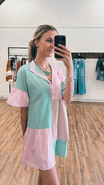 Color Block Dress