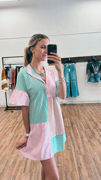 Color Block Dress