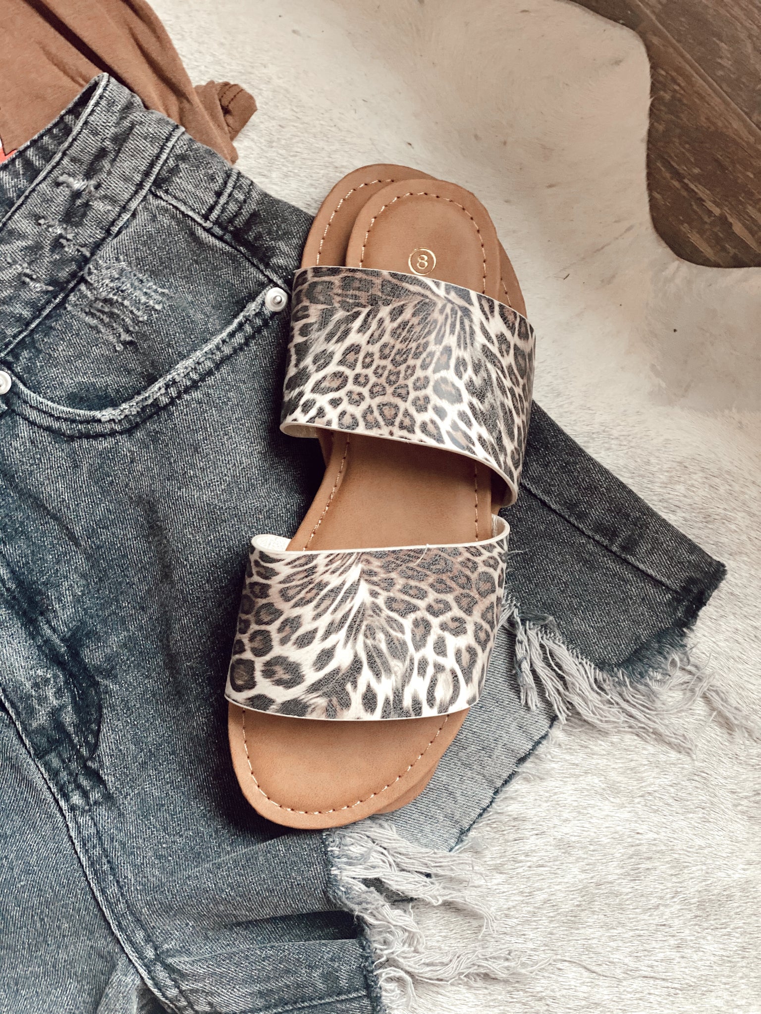 Leopard Sandal