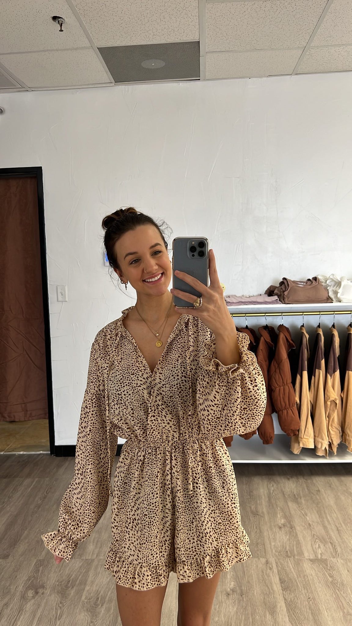 Leopard Romper