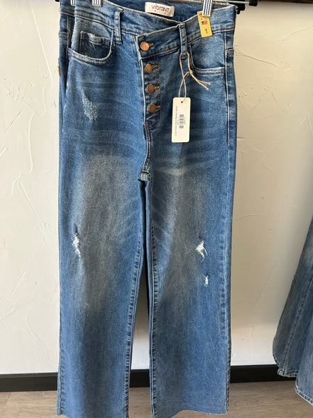 Criss Cross High Wasted Jeans