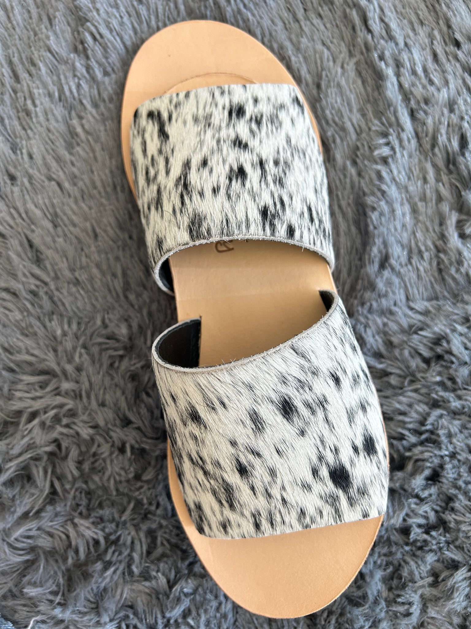 Cowhide Slides