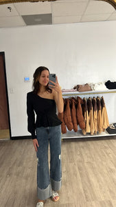 Black One Shoulder