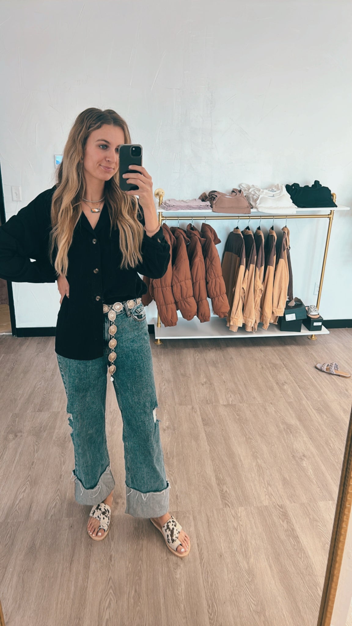 Black Button Up