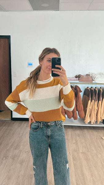 Multi Striped Sweater