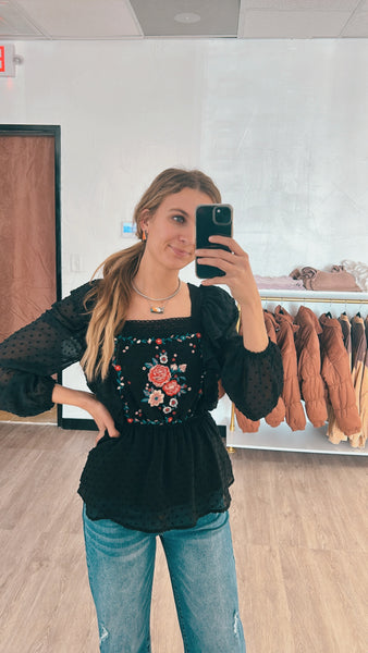 Black Savannah Jane Top