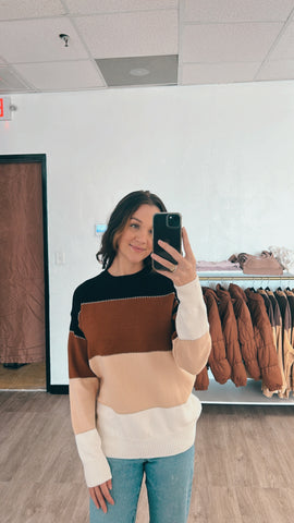 Color Block Sweater