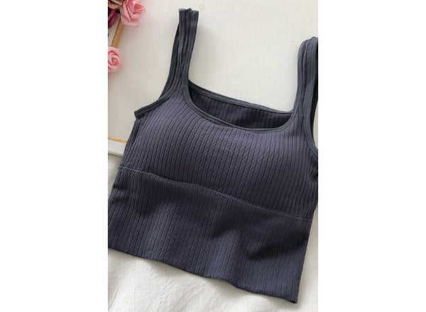Rib Knit Crop Top